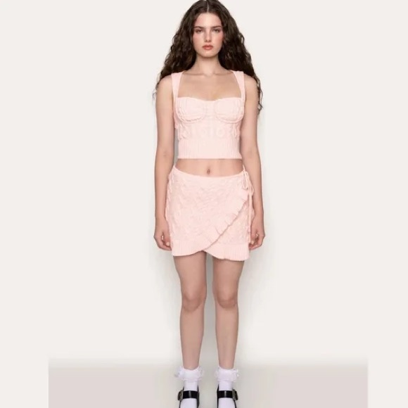 Guizio Knit pink Gemma set